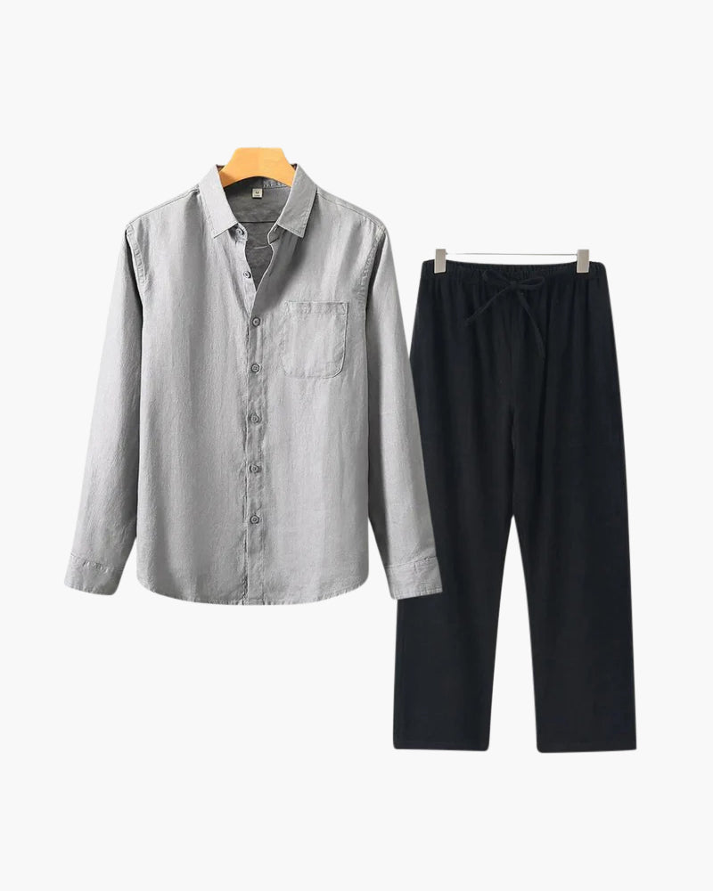 Linen Combo Set (Long Sleeve)