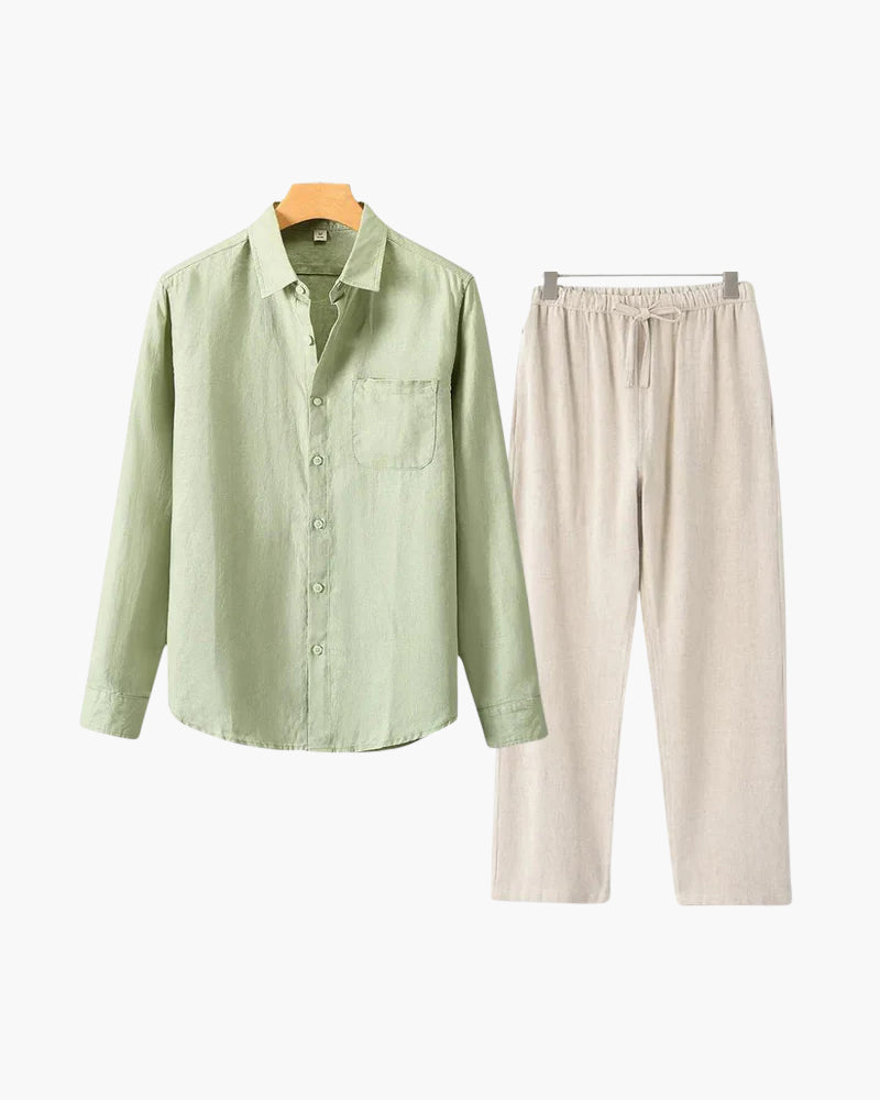 Linen Combo Set (Long Sleeve)