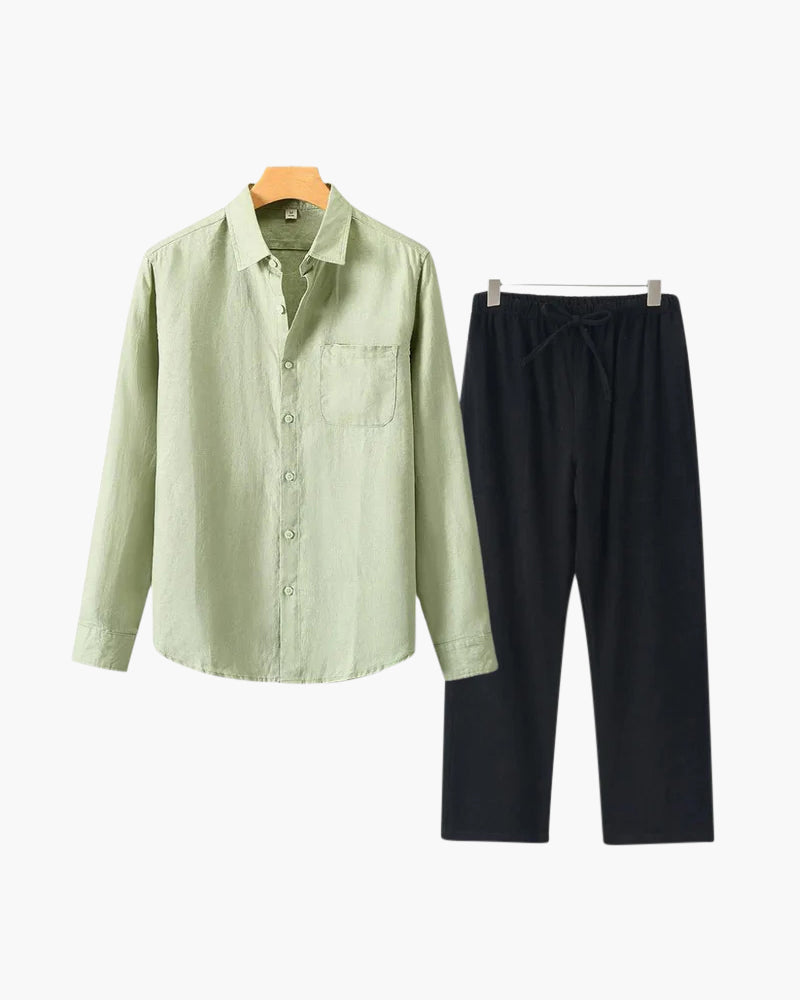 Linen Combo Set (Long Sleeve)