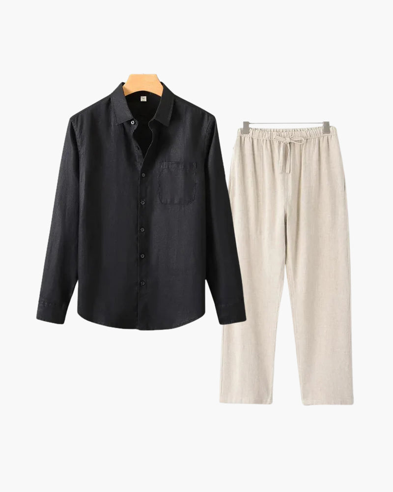 Linen Combo Set (Long Sleeve)