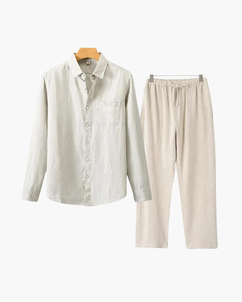 Linen Combo Set (Long Sleeve)