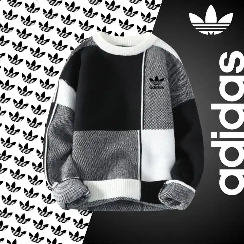 RETRO LINEAR NORDIC SWEATER