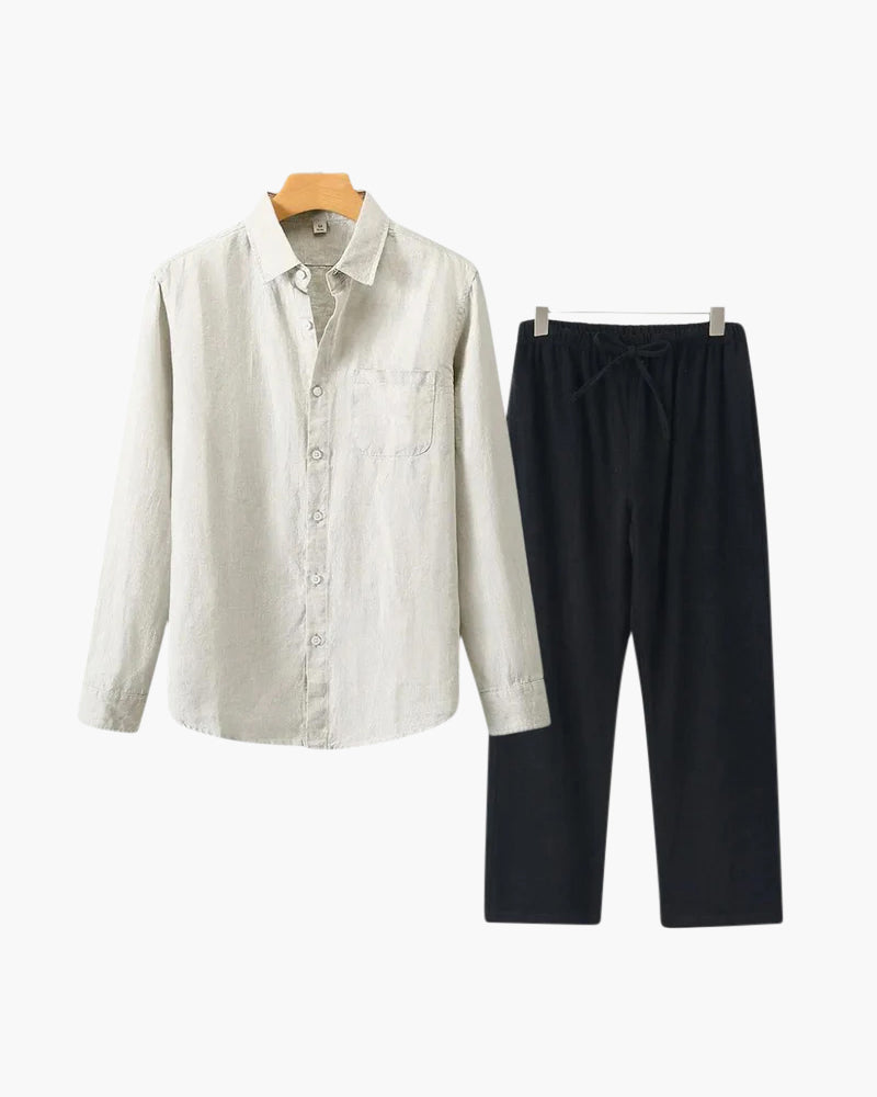 Linen Combo Set (Long Sleeve)