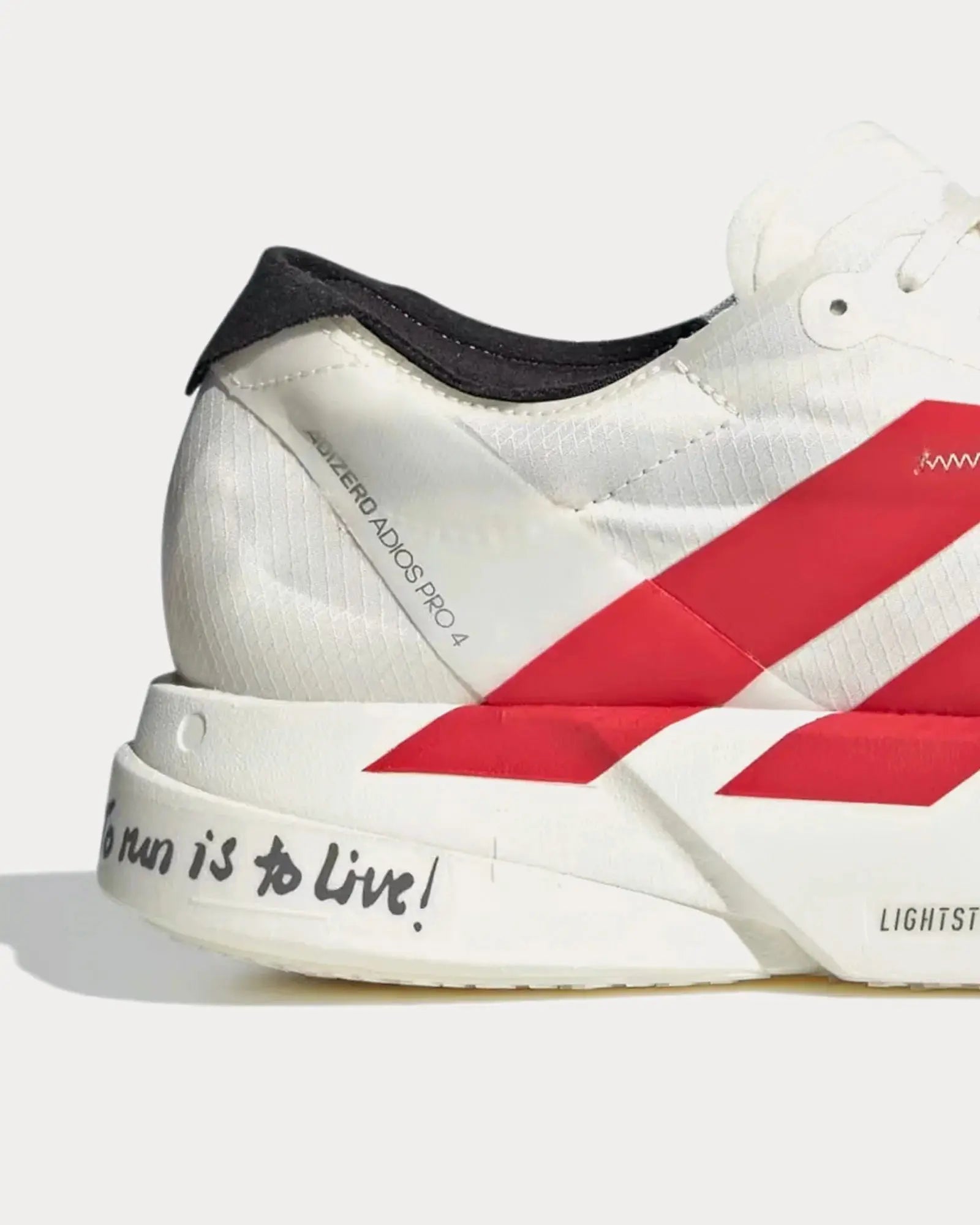 Adidas Adizero Adios Pro 4 Off White Better Scarlet