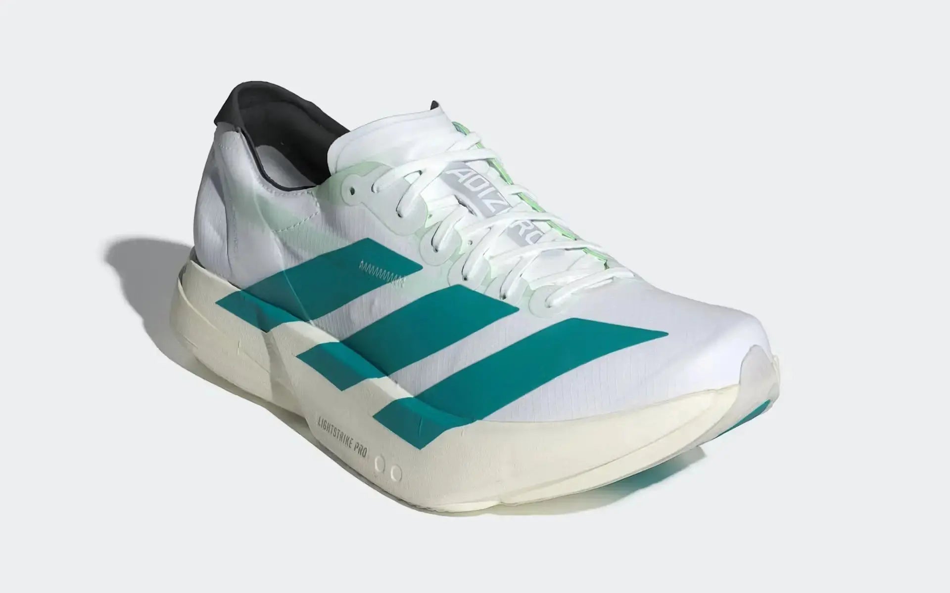 Adidas Adizero Adios Pro 4 White Pure Teal