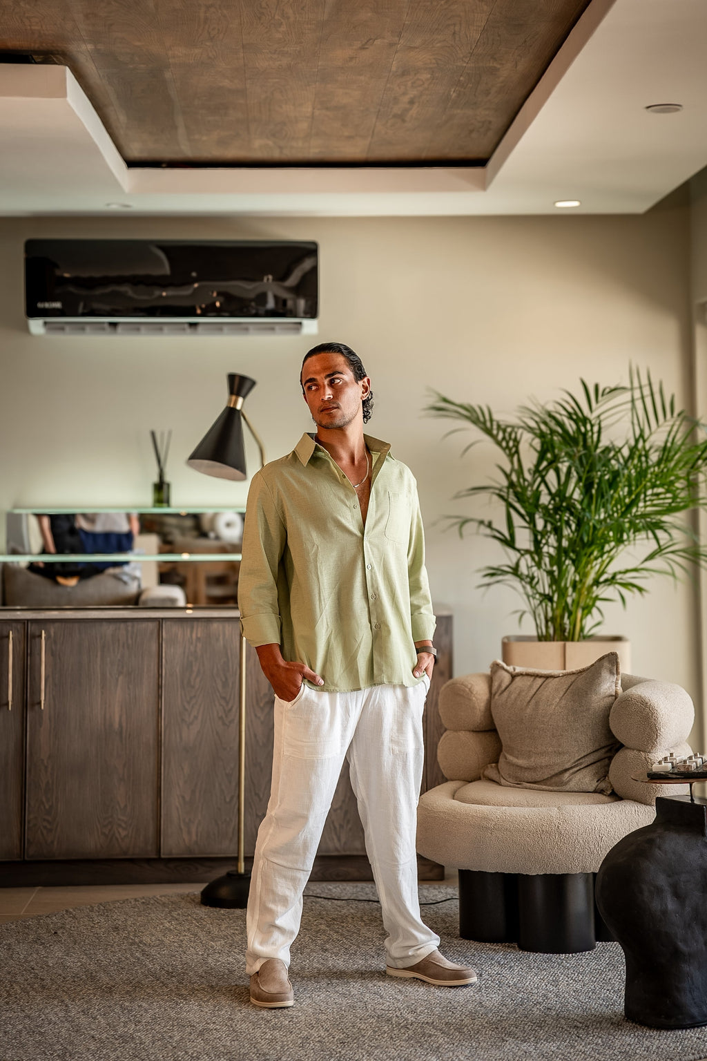 Linen Combo Set (Long Sleeve)