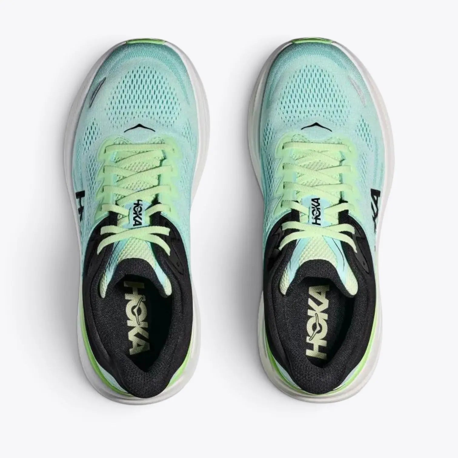 Hoka Bondi 9 Luna Moth Blue Spark