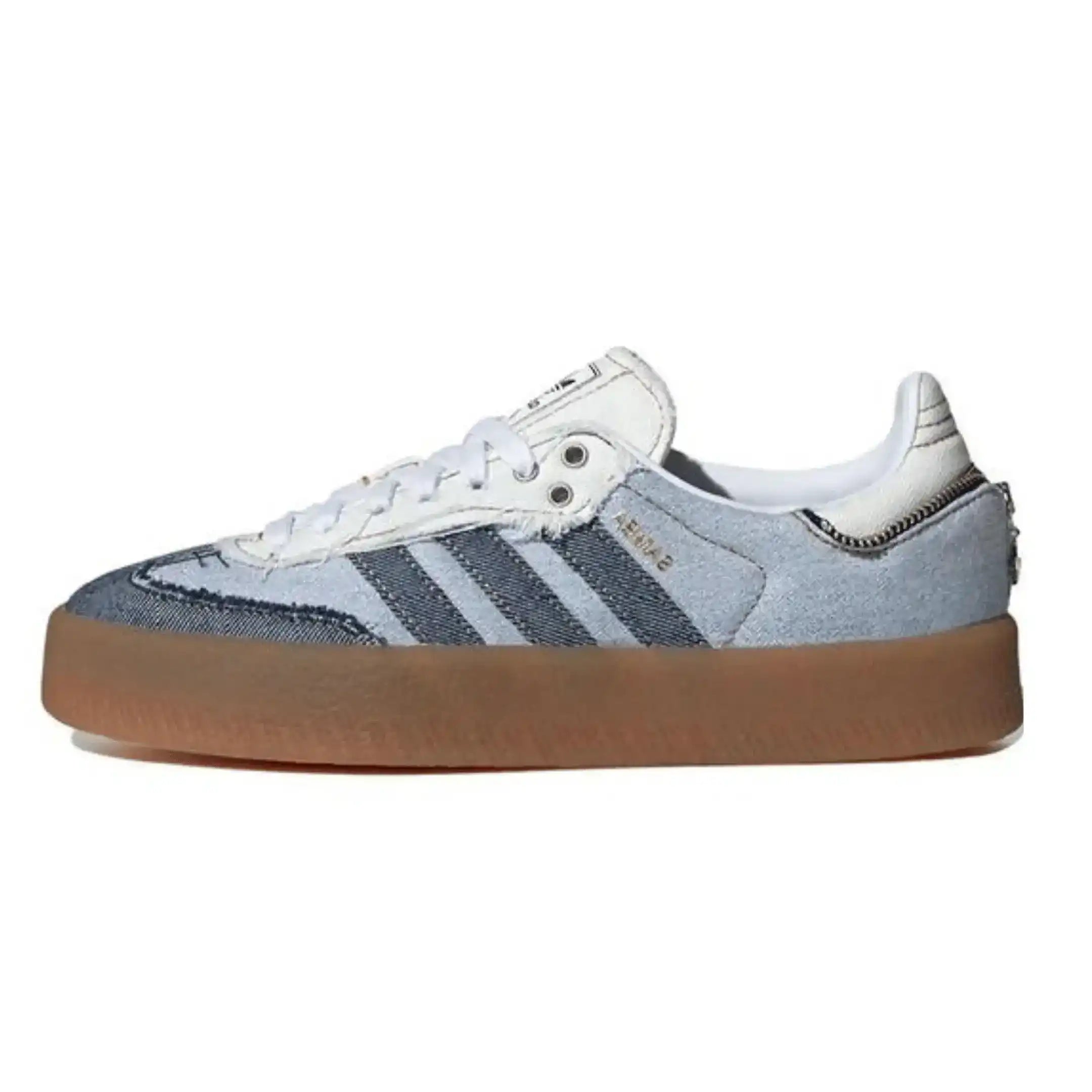 Adidas Samba Silver Metallic Cracked Leather (Special Edition)