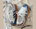 Adidas Samba Silver Metallic Cracked Leather (Special Edition)